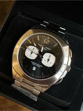 Rag & bone Men's Analog Quartz Watch Bleeker Chronograph RBG250034 Stainless